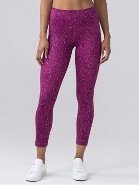 Lululemon High Time Pant (Full On Luxtreme) Paradise Geo Regal Plum Multi